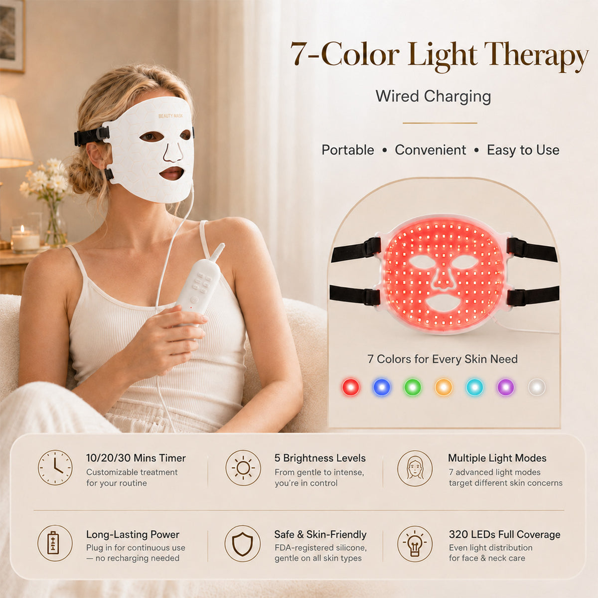 Soovyn - Red Light Therapy Mask Pro
