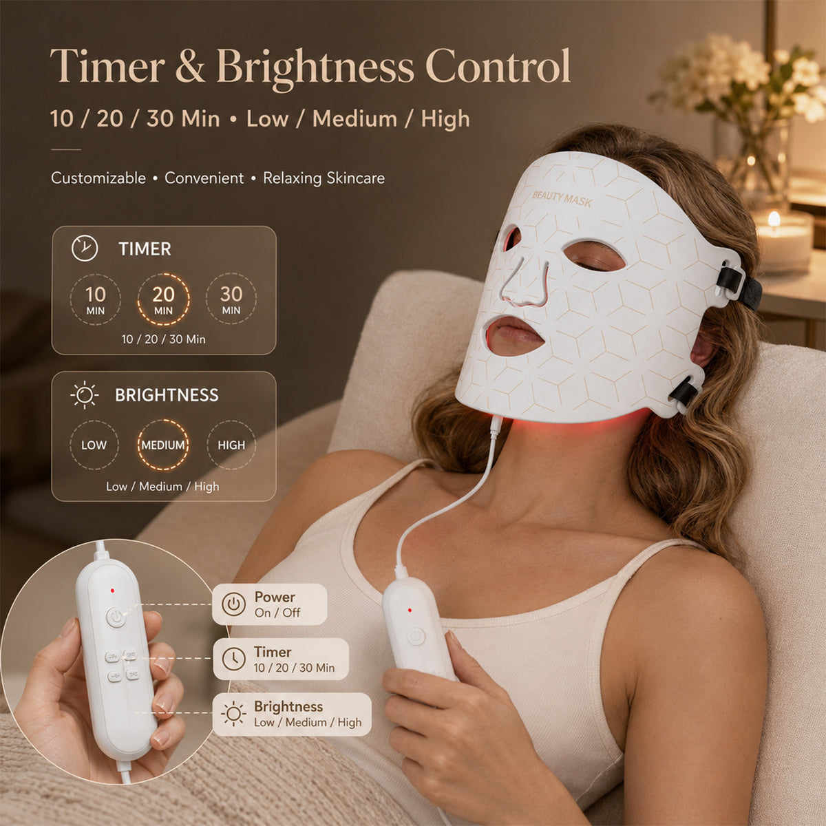 Soovyn - Red Light Therapy Mask Pro