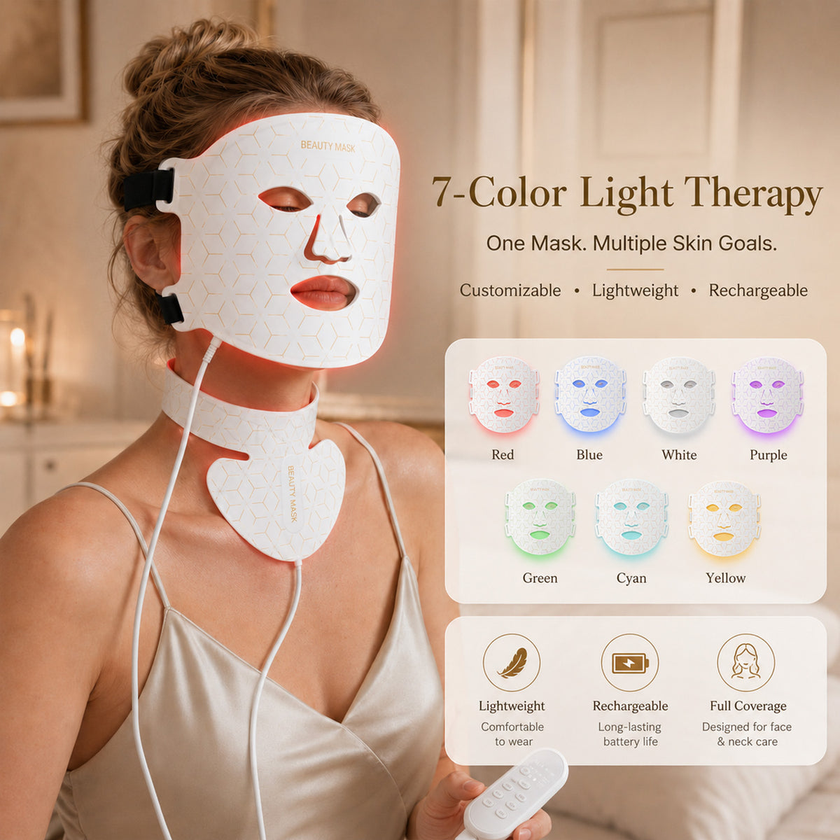 Soovyn - Soovyn - Red Light Therapy Mask for Face & Neck